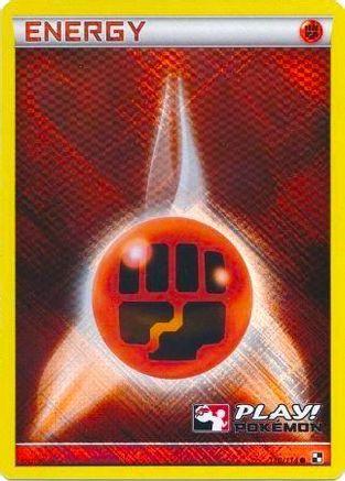 Fighting Energy 110/114  - Holofoil League & Championship Cards - Promo