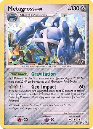 Metagross 007/147  - Holofoil Blister Exclusives - Promo