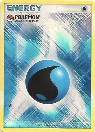 Water Energy (2009 Unnumbered POP Promo)  - Holofoil League & Championship Cards - Promo