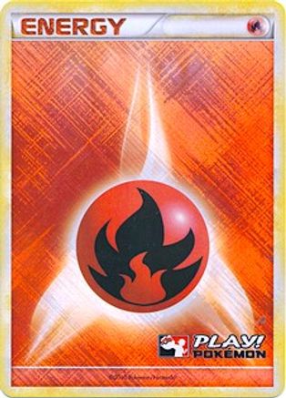Fire Energy (2010 Play! Pokemon)  - Holofoil League & Championship Cards - Promo