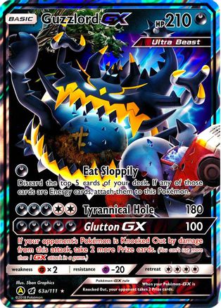 Guzzlord GX 63a/111  - Holofoil Alternate Art Promos - Promo