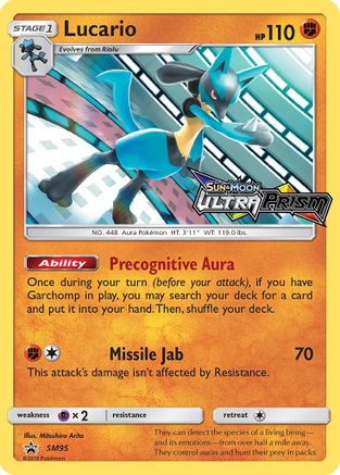 Lucario SM95  - Holofoil SM Promos - Promo