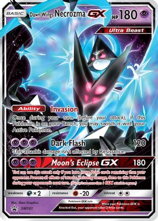 Dawn Wings Necrozma GX SM101  - Holofoil SM Promos - Promo