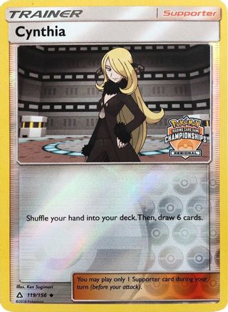 Cynthia 119/156  - Reverse Holofoil League & Championship Cards - Promo
