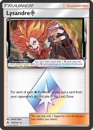 Lysandre Prism Star 110/131  - Holofoil SM  Forbidden Light - Prism Rare