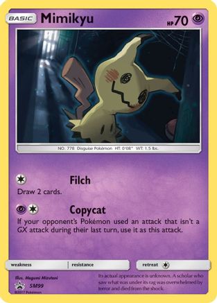 Mimikyu SM99  - Holofoil SM Promos - Promo