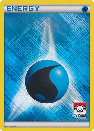 Water Energy (2011 Pokemon League Promo)  - Holofoil League & Championship Cards - Promo