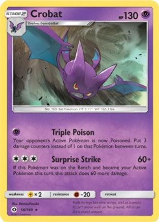 Crobat 056/149  - Holofoil Blister Exclusives - Promo