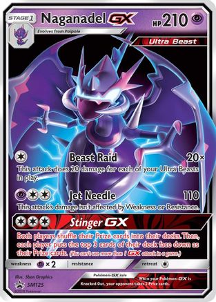Naganadel GX SM125  - Holofoil SM Promos - Promo