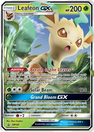Leafeon GX SM146  - Holofoil SM Promos - Promo