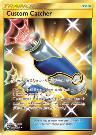 Custom Catcher (Secret) 231  - Holofoil SM  Lost Thunder - Secret Rare