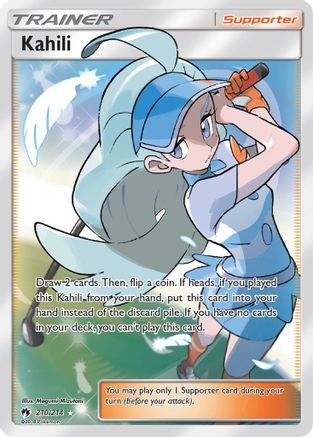 Kahili (Full Art) 210  - Holofoil SM  Lost Thunder - Ultra Rare