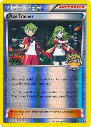 Ace Trainer 069/98  - Reverse Holofoil League & Championship Cards - Promo