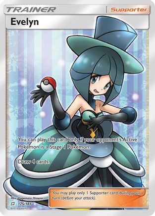 Evelyn (Full Art) 175  - Holofoil SM  Team Up - Ultra Rare