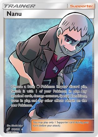Nanu (Full Art) 179  - Holofoil SM  Team Up - Ultra Rare