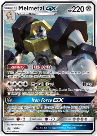 Melmetal GX SM178  - Holofoil SM Promos - Promo