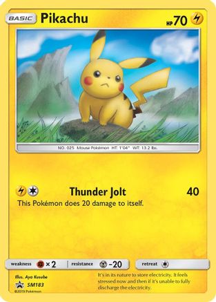 Pikachu SM183  - Holofoil SM Promos - Promo