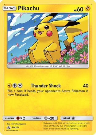 Pikachu SM206  - Holofoil SM Promos - Promo
