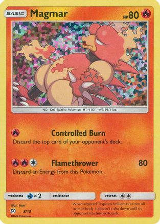 Magmar 003/12  - Holofoil McDonalds Promos 2019 - Promo