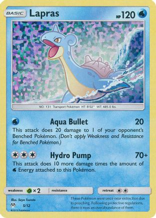 Lapras 005/12  - Holofoil McDonalds Promos 2019 - Promo