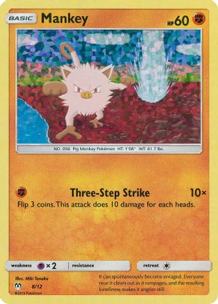 Mankey 008/12  - Holofoil McDonalds Promos 2019 - Promo