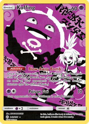 Koffing (Secret) 243/236  - Holofoil SM  Cosmic Eclipse - Secret Rare