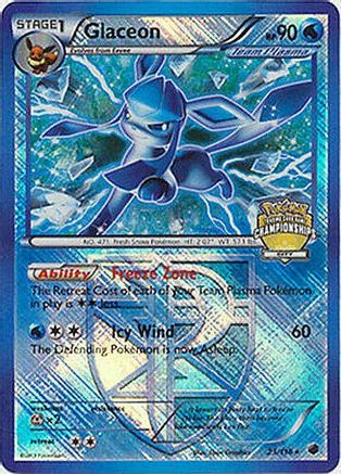 Glaceon 023/116  - Reverse Holofoil League & Championship Cards - Promo