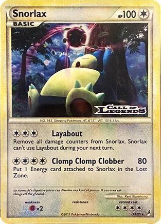 Snorlax 033/95  - Holofoil Nintendo Promos - Promo
