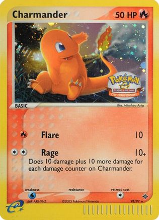 Charmander 098/97  - Holofoil League & Championship Cards - Promo