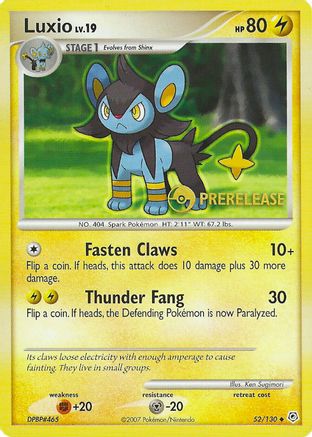Luxio 052/130  Nintendo Promos - Promo