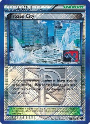 Frozen City (Team Plasma) 100/116  - Reverse Holofoil League & Championship Cards - Promo