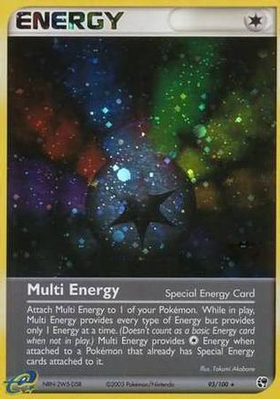 Multi Energy (Special) 93/100 (League Promo) 093/100  - Holofoil League & Championship Cards - Promo