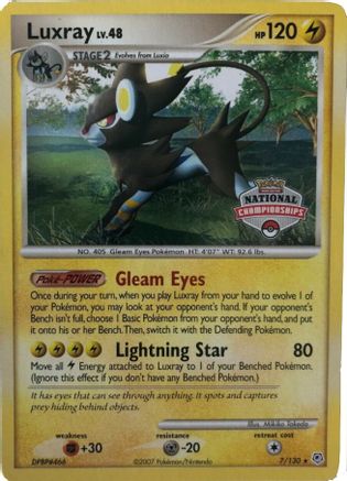 Luxray 007/130  League & Championship Cards - Promo