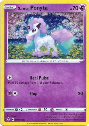 Galarian Ponyta SWSH013  - Holofoil Miscellaneous Cards & Products - Promo