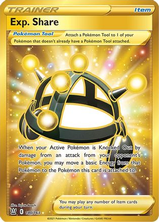 Exp. Share (Secret) 180/163  - Holofoil SWSH05 Battle Styles - Secret Rare