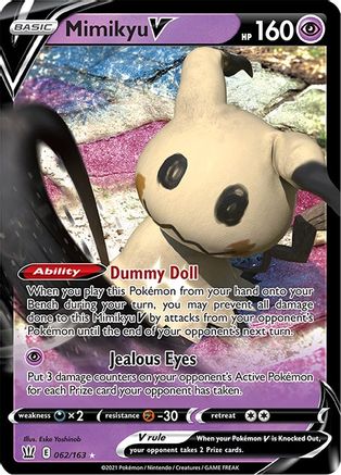 Mimikyu V 062/163  - Holofoil SWSH05 Battle Styles - Ultra Rare