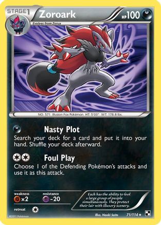 Zoroark 071/114  Deck Exclusives - Promo