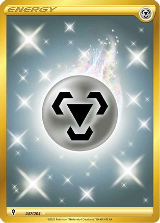 Metal Energy (Secret) 237/203  - Holofoil SWSH07 Evolving Skies - Secret Rare