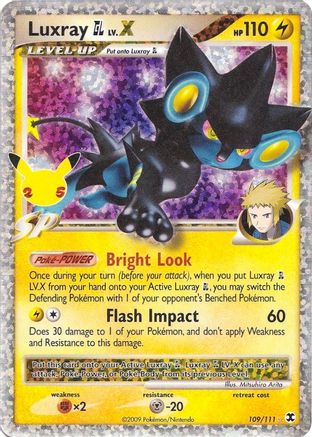 Luxray GL LV.X 109/111  - Holofoil Celebrations Classic Collection - Classic Collection