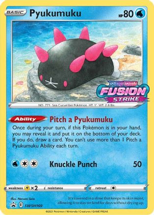 Pyukumuku SWSH169  - Holofoil SWSH Sword & Shield Promo Cards - Promo
