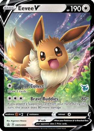 Eevee V SWSH065  - Holofoil Battle Academy 2022 - Promo