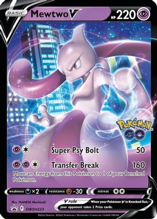 Mewtwo V SWSH223  - Holofoil SWSH Sword & Shield Promo Cards - Promo
