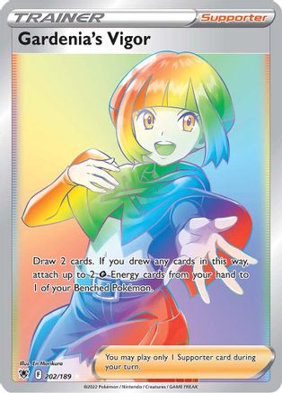 Gardenia's Vigor (Secret) 202/189  - Holofoil SWSH10 Astral Radiance - Secret Rare