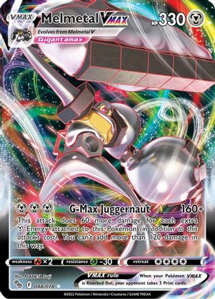 Melmetal VMAX 048/078  - Holofoil Pokemon GO - Ultra Rare