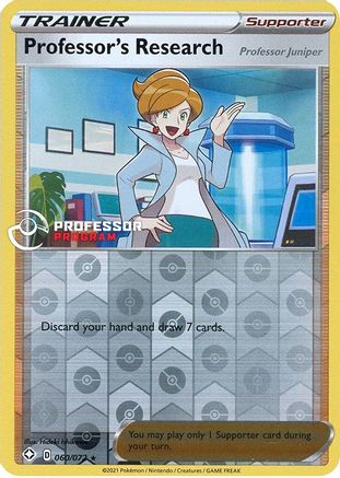 Professor's Research 060/072  - Reverse Holofoil Professor Program Promos - Promo