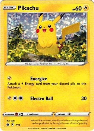 Pikachu 007/15  - Holofoil McDonalds Promos 2022 - Promo