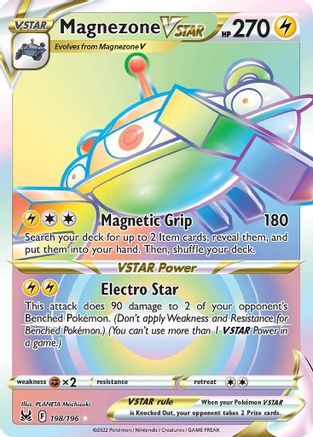 Magnezone VSTAR (Secret) 198/196  - Holofoil SWSH11 Lost Origin - Secret Rare