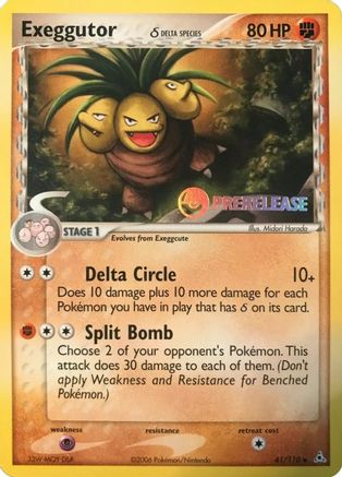 Exeggutor (Delta Species) 041/110  Nintendo Promos - Promo