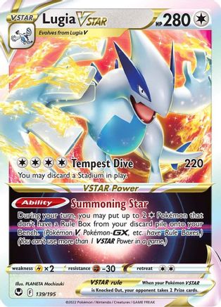 Lugia VSTAR 139/195  - Holofoil SWSH12 Silver Tempest - Ultra Rare