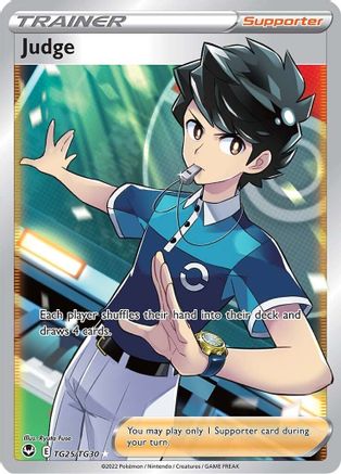 Judge TG25/TG30  - Holofoil SWSH12 Silver Tempest Trainer Gallery - Ultra Rare
